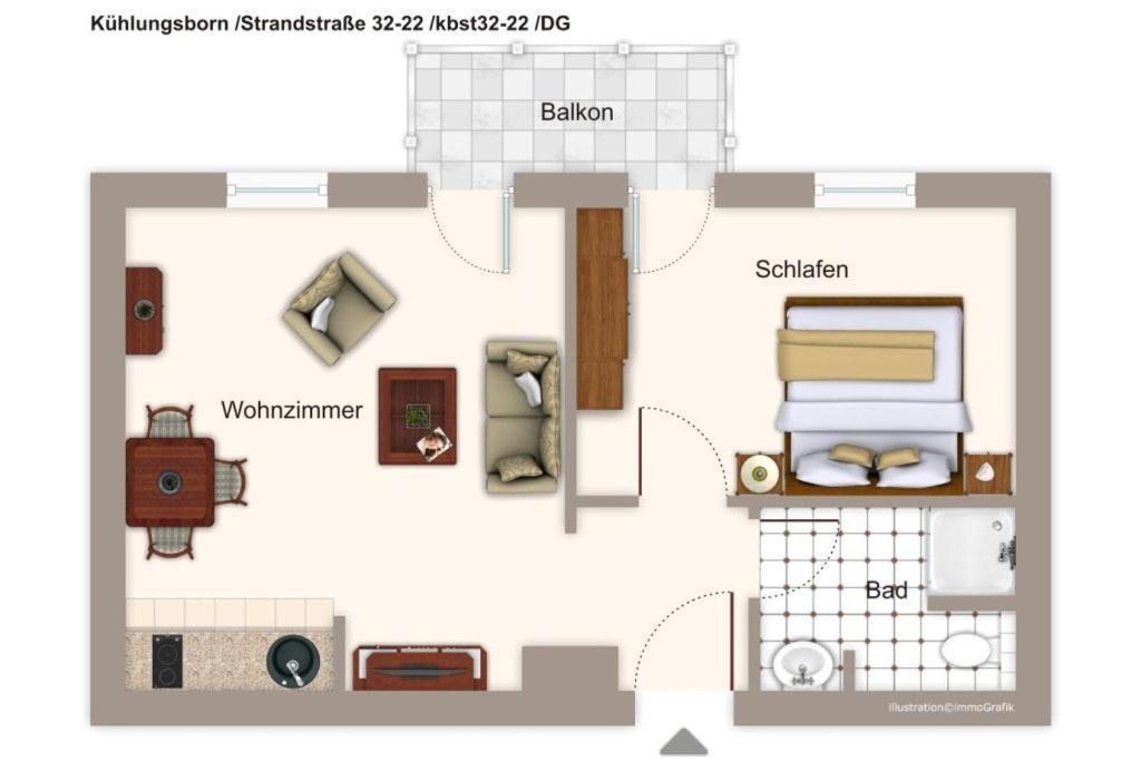 Strandstrasse 32 Strandstrasse 32-22 Ostseebad Kühlungsborn エクステリア 写真
